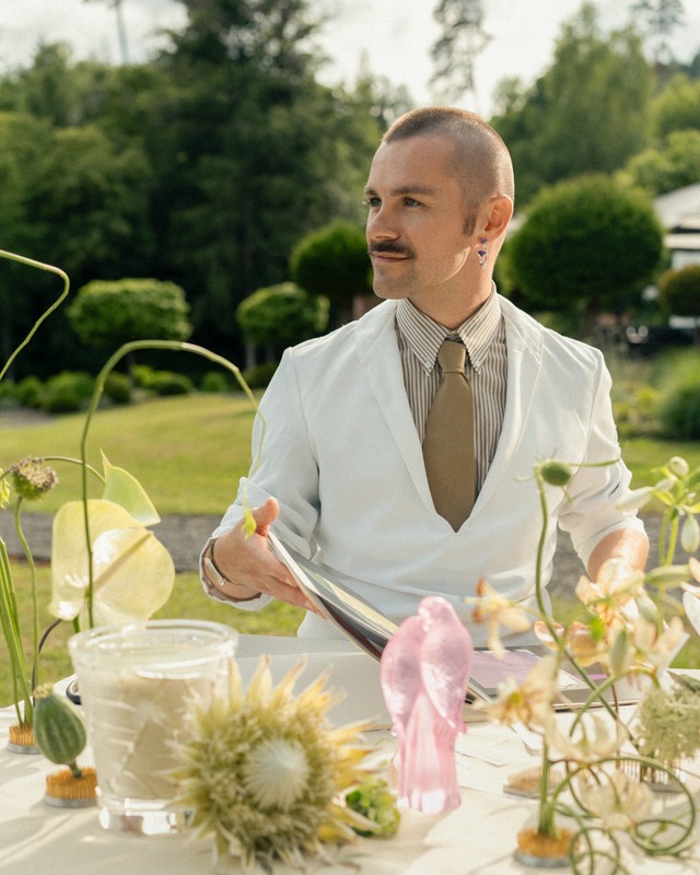 Jefferson Fouquet at the Lalique summer table